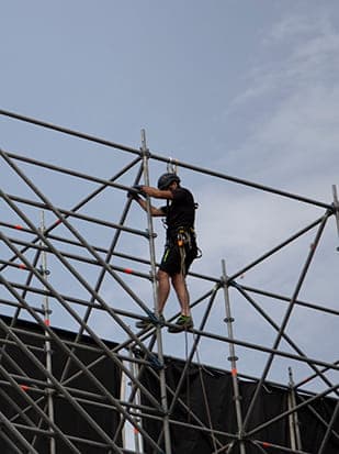 Climbers, riggers and scaffolders in Mallorca, Menorca and Ibiza